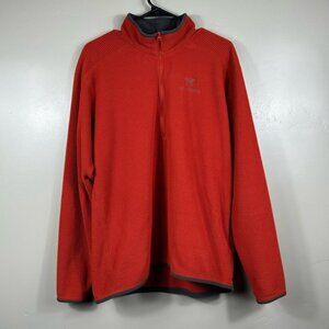 Arc’teryx Men’s Delta AR Micro Grid Fleece Pullover 1/4 Zip In Red - Large